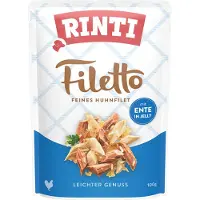 Rinti Filetto en gelée 24 x 100 g pour chien - poulet, canard