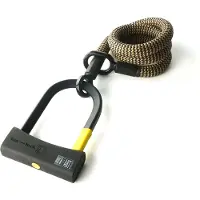 Tex-lock Eyelet D-lock U-lock 120cm Doré