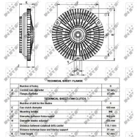 NRF Embrayage, ventilateur de radiateur 49533