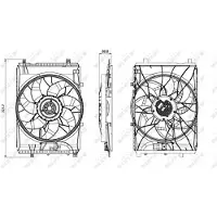 NRF Pulseur d'air habitacle 47851