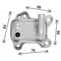 PRASCO Radiateur d'huile, huile moteur OL3715