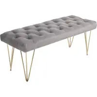 HOMdotCOM Fauteuil, métal gris