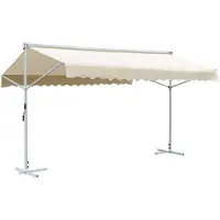vidaXL Store autoportant 500x300 cm Crème