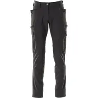 Mascot Accelerate 18178 Big Thigh Pockets Work Pants Noir 48 / 32 Femme