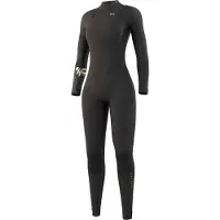 Mystic Dazzled 5/3 Mm Woman Long Sleeve Chest Zip Neoprene Suit Marron XS Femme