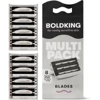 Boldking Lames de rasoir Duopack 8 lames pour peau sensible (8 x)