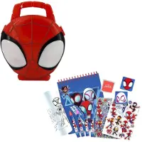 Spiderman Set d'écriture avec étui à crayons 3D -