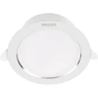 Philips Plafonnier LED DIAMOND 1x3,5 W, 300 lm, 3000 K, IP20, 9,5 cm (rond), blanc