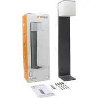 Steinel Lampe d'allée à détecteur LED 9,1W 650 lm 3000 K blanc chaud H 632,5 mm contrôlable par app + Bluetooth GL 80 SC argent