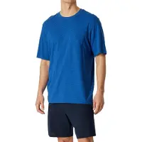 Schiesser Pyjama Schiesser Homme 181155 Indigo Blue-Taille 50