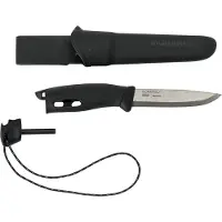 Morakniv Companion Spark 13567 Black, couteau de bushcraft avec pierre à feu