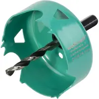 Wolfcraft Trépan en acier carbone - Hexagonale - Ø 74mm