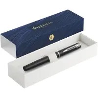 Waterman Allure Black Lacquered Gift Box Fountain Pen Noir Enfants