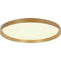 Steinhauer Plafonnier élégant Flady or Ø 50cm