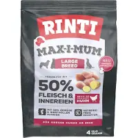 Rinti MAX-I-MUM Large Breed Chicken - avec du poulet pour les chiens de grandes races - 12kg