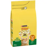 Friskies PURINA Indoor poulet, dinde et légumes pour chat 3 x 1,5 kg