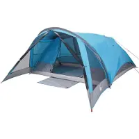 vidaXL Tente familiale pour 6 personnes bleue étanche à l'eau