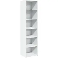 vidaXL Highboard blanc 45x41x185 cm Bois composite