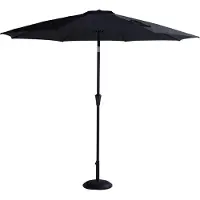 Hartman Parasol Hartman Tillt 270 cm noir | Parasol de qualité supérieure | Protection contre les UV |