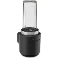 KitchenAid 5KSBR200BM, Mixeur portable, 0,473 litre, Bouton de pulsation, Noir