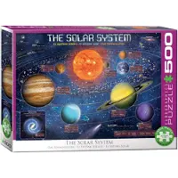 Eurographics Puzzle Système solaire, astronomie, 500 pièces, 68 x 48 cm, 6500-5369