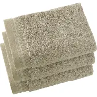 De Witte Lietaer Serviette Invité De Witte Lietaer Contessa Taupe (40 x 60 cm) (Lot de 3)