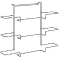 Metaltex porte-feuille Galileo 36 x 30 cm métal argent
