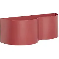 Hubsch Boîte À Fleurs Wave Rouge | 991126