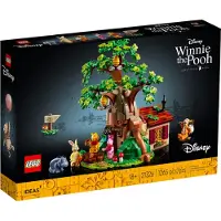 LEGO 21326 Ideas Winnie l'Ourson, set pour adultes avec les personnages de Winnie l'Ourson, Porcelet, Tigrou, Lapin et Eeyore