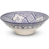 Safaary Bol Marocain Bleu Nakhil Mya Ø 30 x 11cm