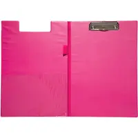 MAUL Klemmbrett-Mappe mit Folienberzug, DIN A4, pink