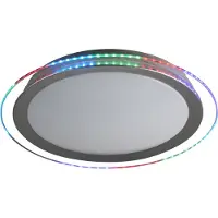 LumenXL Plafonnier Maisy avec fonction RGBW, télécommande et fonction mémoire