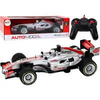 Lean Toys Rc Racer télécommandé 1:12, lumières argentées, sons