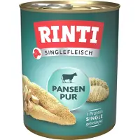 Rinti Singlefleisch Rumen Pure - Panse de boeuf monoprotéinée - 12 x 800 g