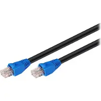 Goobay 94397 networking cable Black 75 m Cat6 U/UTP (UTP)