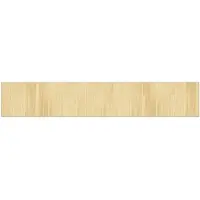 vidaXL Tapis rectangulaire naturel clair 70x400 cm bambou