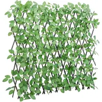 vidaXL Treillis avec lierre artificiel 5 pcs. Extensible 180x65 cm