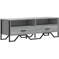 vidaXL Armoire TV Gris Sonoma 122x34x41 cm Bois composite