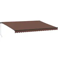 vidaXL Store manuel marron 500 x 350 cm