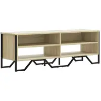 vidaXL Armoire TV Chêne Sonoma 122x34x41 cm Bois composite