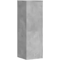 Super Merchant Support pour plantes gris béton 33x33x100 cm bois d'ingénierie