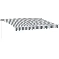 vidaXL Store manuel anthracite & blanc 350x250 cm