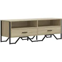 vidaXL Armoire TV Chêne Sonoma 122x34x41 cm Bois composite