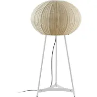 Bover Garota P/02 Extérieure Lampe de Sol Ivory White | 2 x E27 Bulbs