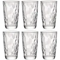 Bormioli Rocco Verre Diamond Transparent Verre 470 Ml 6 Unités (Pack 6x)