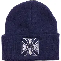 West Coast Choppers Og Roll-up Beanie Bleu Homme