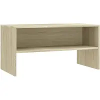 vidaXL Armoire TV Chêne Sonoma 80x40x40 cm Bois composite