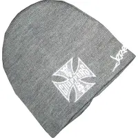 West Coast Choppers Og Classic Basic Beanie Gris