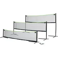 Exit Réglable Filet Sportif 243x500cm – Filet de Volleyball – Filet de Badminton – Filet de Tennis – Noir
