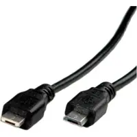 Roline Câble USB 2.0, Micro USB A ST - Micro USB B ST, 1,8m